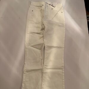 Brand new LOFT High rise white Jeans size 26/ 2
